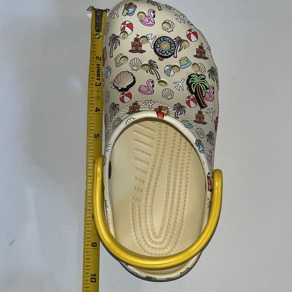 Crocs classic spring break clog Pool party beach palm flamingo shell big kids J4 - Picture 13 of 13